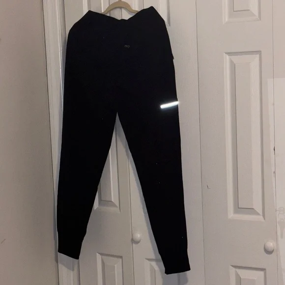 Scrub Pants Black Jogger Ankle - Picture 3 of 5